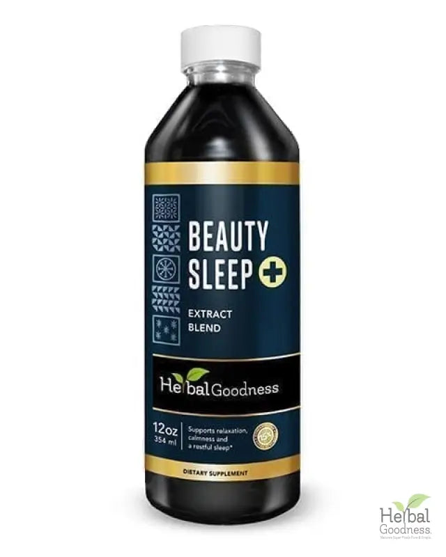 Beauty Sleep - Liquid Extract - Natural Rest and Radiance Anti Aging - Herbal Goodness Liquid Extract Herbal Goodness 12 oz 