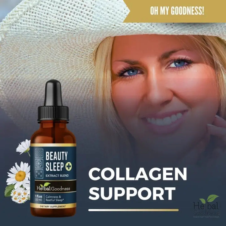 Beauty Sleep - Liquid Extract - Natural Rest and Radiance Anti Aging - Herbal Goodness Liquid Extract Herbal Goodness 