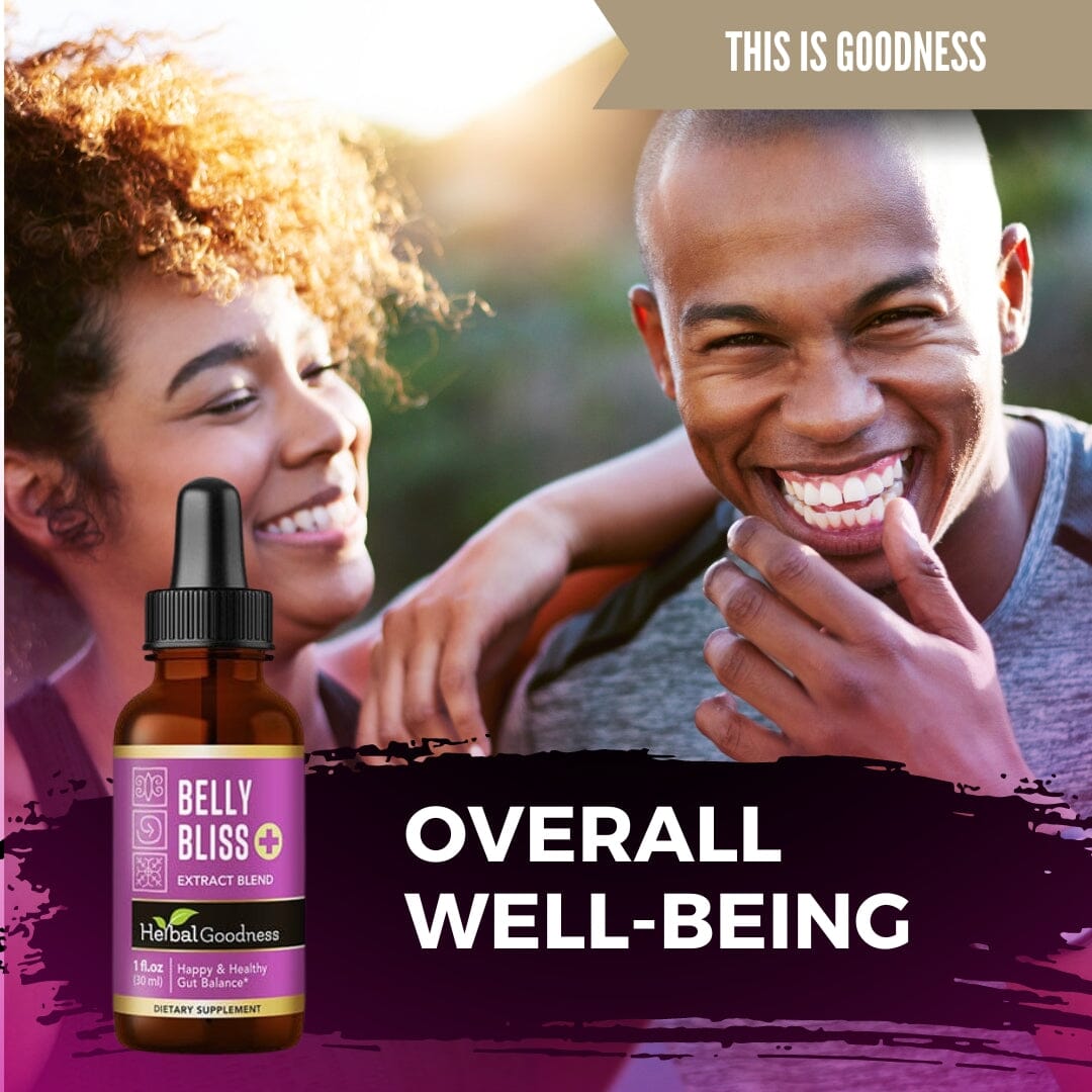 Belly Bliss - Liquid Extract - 1oz- Happy & Healthy Gut Balance - Herbal Goodness - Herbal Goodness