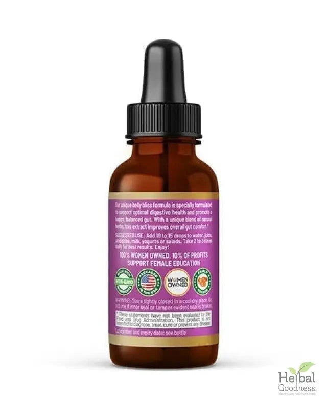 Belly Bliss Liquid Extract - Digestive Support Liquid Extract Herbal Goodness 