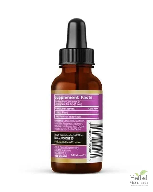 Belly Bliss Liquid Extract - Digestive Support Liquid Extract Herbal Goodness 