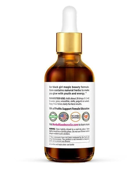 Black Girl Magic - 2fl.oz - Beauty & Anti-Aging Liquid Extract Herbal Goodness 