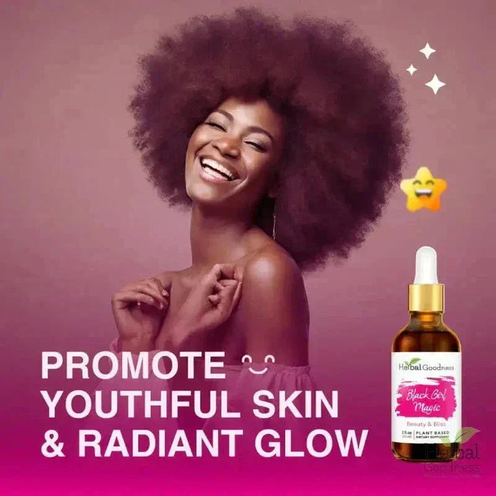 Black Girl Magic 2fl.oz - Plant Based - Dietary Supplement - Herbal Goodness Liquid Extract Herbal Goodness 