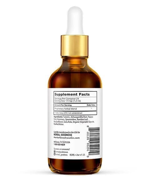 Black Girl Magic 2fl.oz - Plant Based - Dietary Supplement - Herbal Goodness Liquid Extract Herbal Goodness 