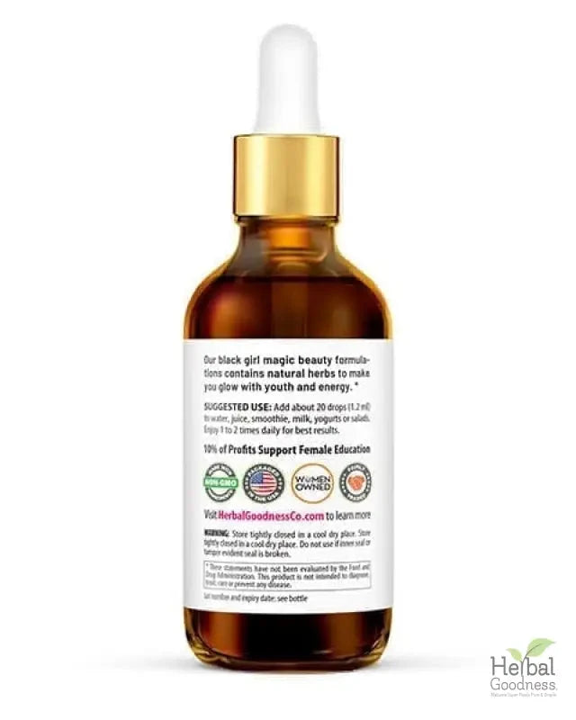 Black Girl Magic - 2fl.oz - Beauty & Anti-Aging Liquid Extract Herbal Goodness 