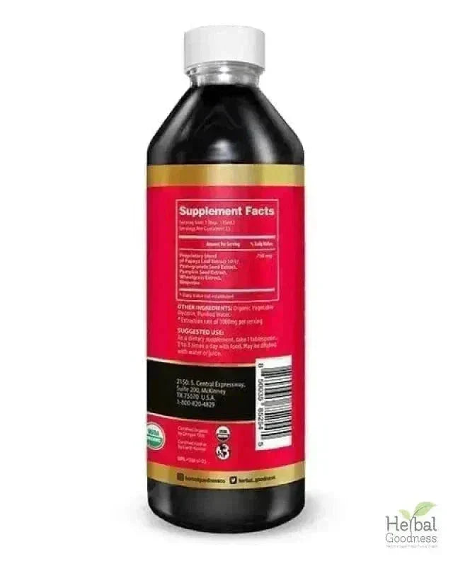 Blood Platelet Plus – Liquid Herbal Extract | 15X Strength Papaya Leaf - Herbal Goodness Liquid Extract Herbal Goodness 
