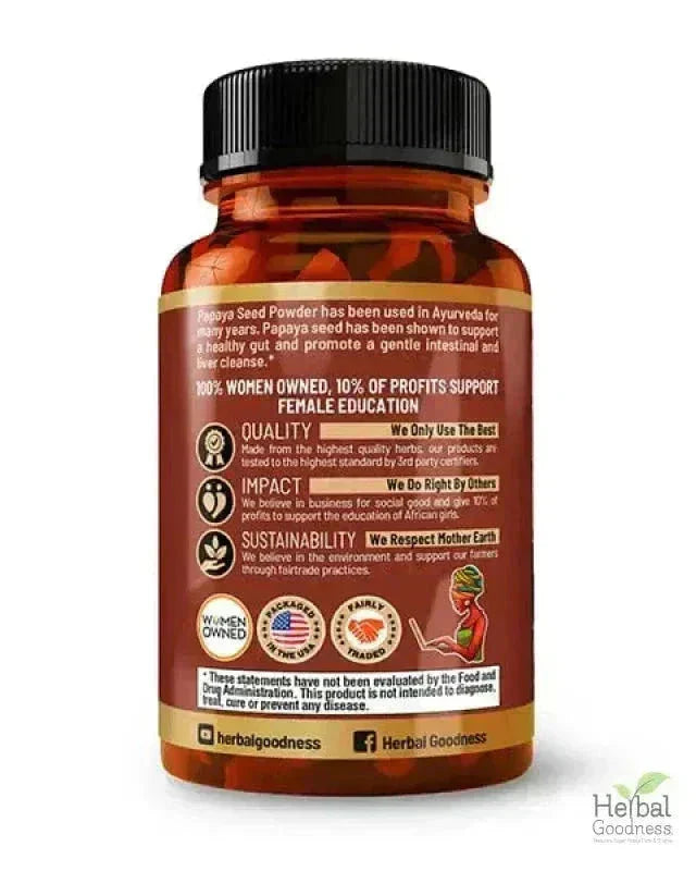 Body Detox Capsules 60ct /600mg - Herbal Goodness Capsules Herbal Goodness 