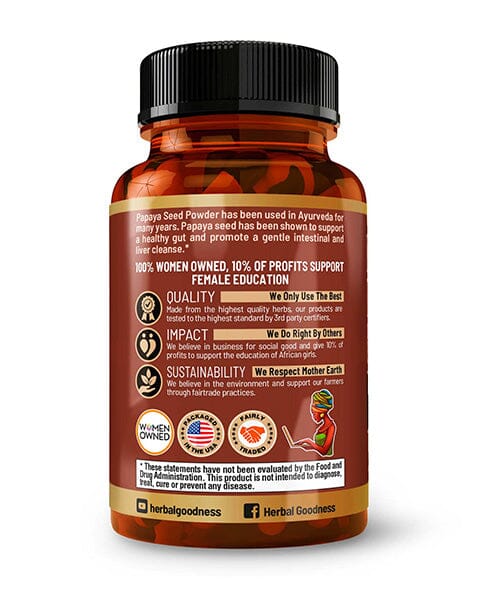Body Detox Capsules 60ct /600mg - Supports Healthy cleanse, Gut Liver & Intestine Cleanse - Herbal Goodness - Herbal Goodness