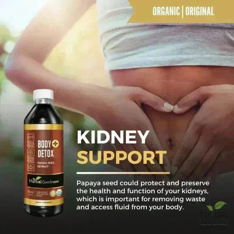 Body Detox Herbal Liquid Extract – Papaya Seed Liquid Extract Herbal Goodness 