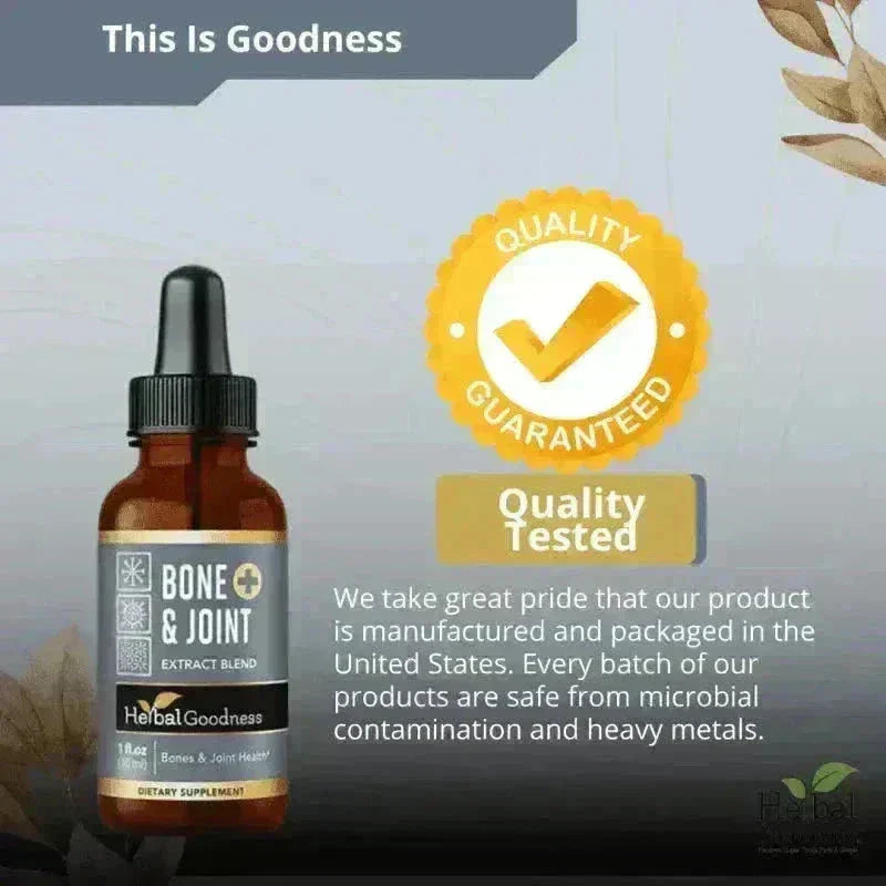 Bone and Joint Liquid Extract – Herbal Botanical Blend - Liquid Extract Liquid Extract Herbal Goodness 