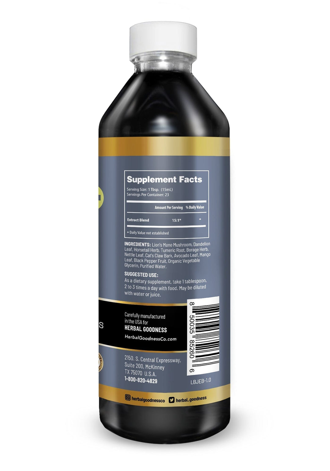 Bone and Joint Liquid Extract – Herbal Botanical Blend - Liquid Extract Liquid Extract Herbal Goodness 