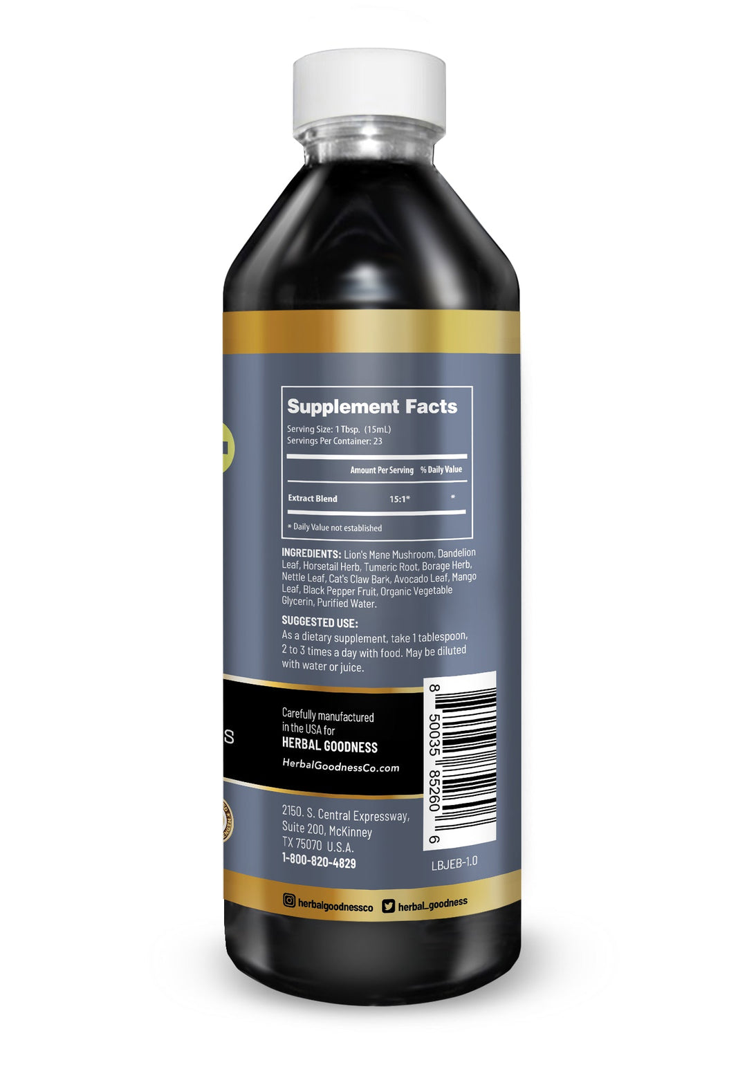 Bone and Joint Liquid Extract – Herbal Botanical Blend - Liquid Extract