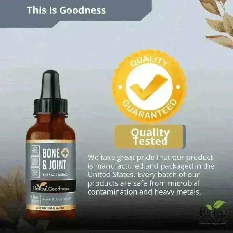 Bone & Joint 15X Liquid Extract – Natural Joint Support Supplement Liquid Extract Herbal Goodness 