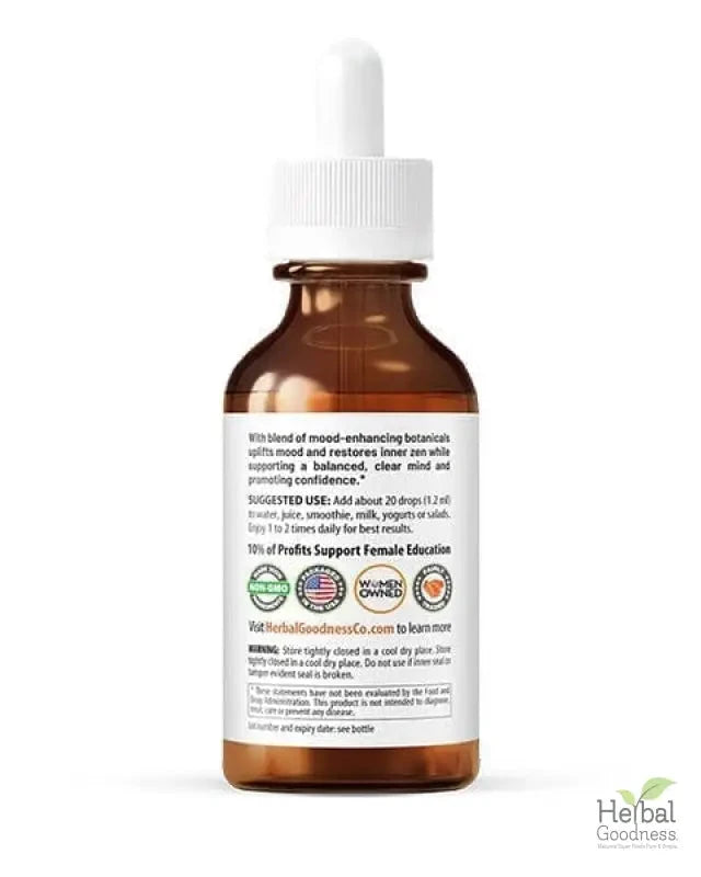 Bossy Confident Me - 2fl.oz - Mood & Energy Liquid Extract Herbal Goodness 