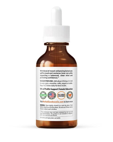 Bossy Confident Me 2fl.oz - Plant Based - Dietary Supplement, Uplifts Mood and Promote confidence - Herbal Goodness Plant Based - Dietary Supplement Herbal Goodness 