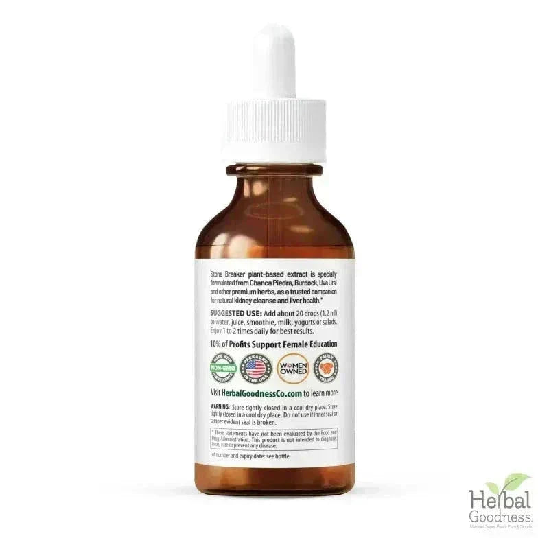 Break those Stones Baby! - 2fl.oz - Plant Based - Dietary Supplement - Herbal Goodness Liquid Extract Herbal Goodness 