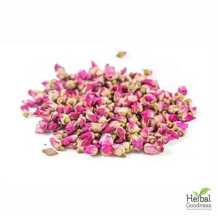 Bulk Herbs &amp; Roots - Organic 4oz Bags - Herbal Tea Bulk Herb Herbal Goodness Rose Buds 