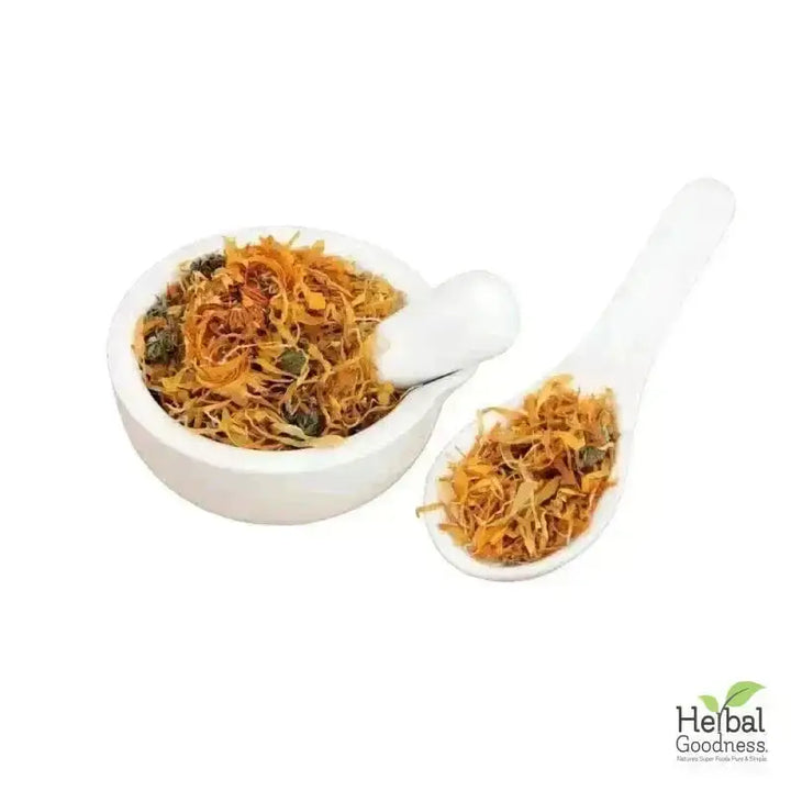 Bulk Herbs &amp; Roots - Organic 4oz Bags - Herbal Tea Bulk Herb Herbal Goodness Calendula Flower 