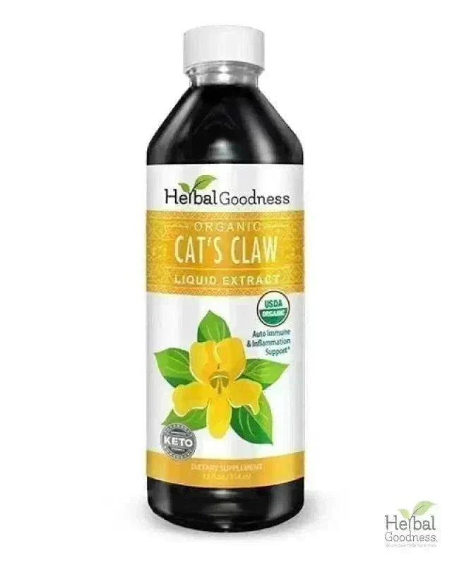 Cat's Claw Extract - Organic Liquid - Herbal Goodness Liquid Extract Herbal Goodness 12 oz 