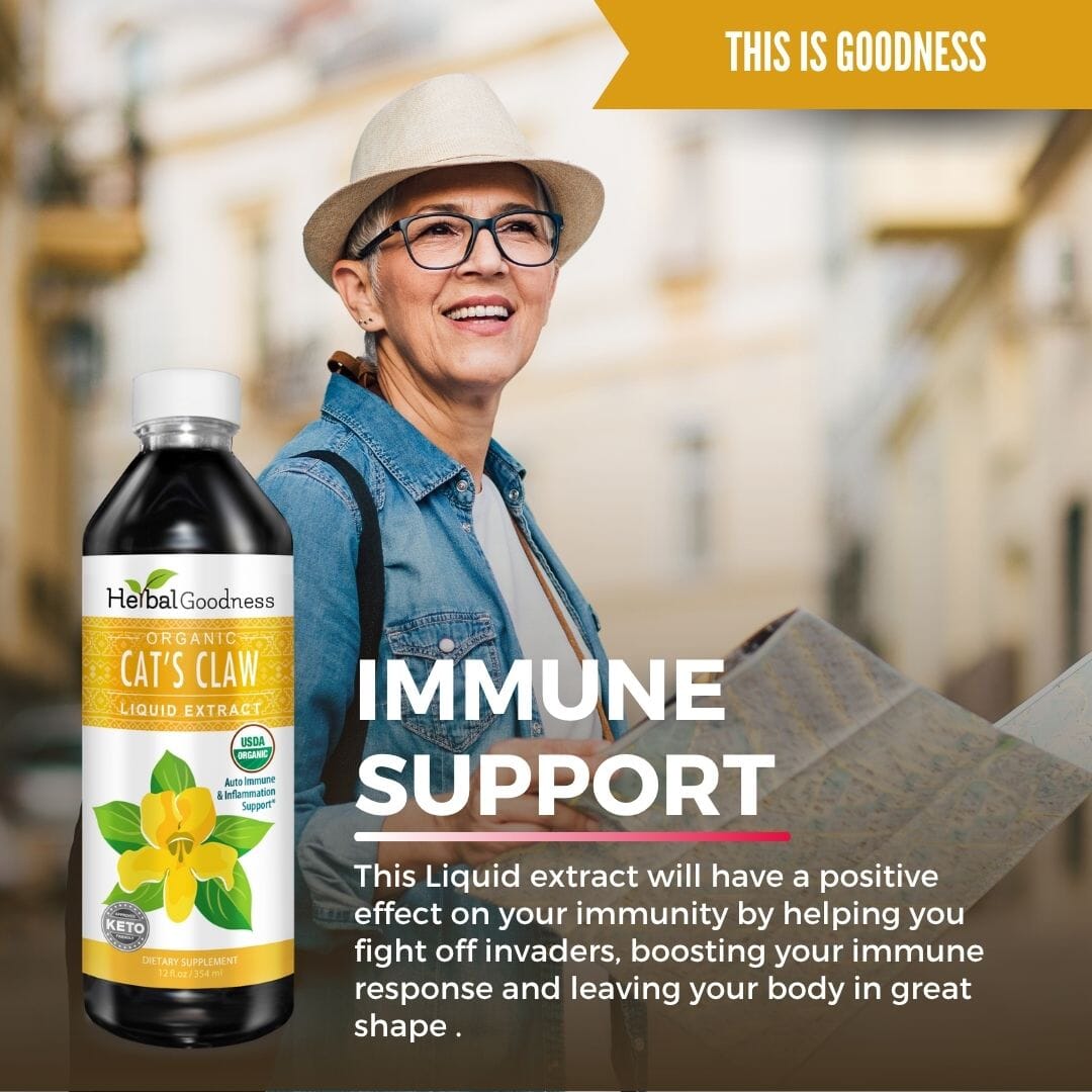 Cat's Claw Extract - Organic Liquid - Herbal Goodness Liquid Extract Herbal Goodness 