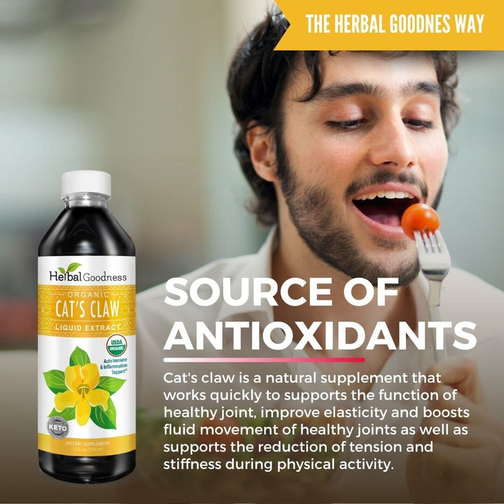 Cat's Claw Extract - Organic Liquid - Herbal Goodness Liquid Extract Herbal Goodness 