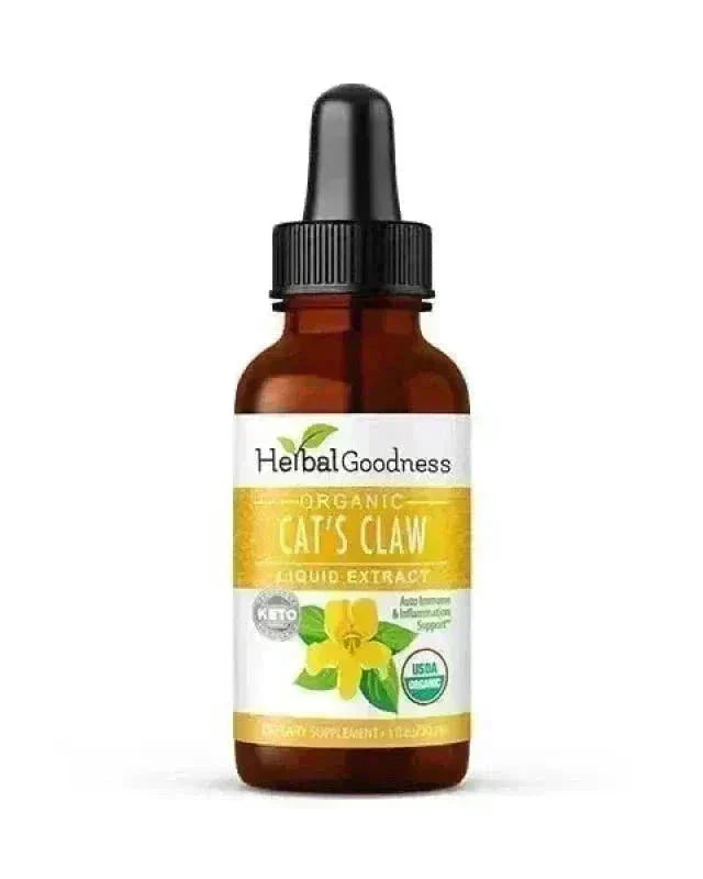 Cat's Claw - Organic 1oz 15X Liquid Extract - Joint Health Liquid Extract Herbal Goodness 1oz 