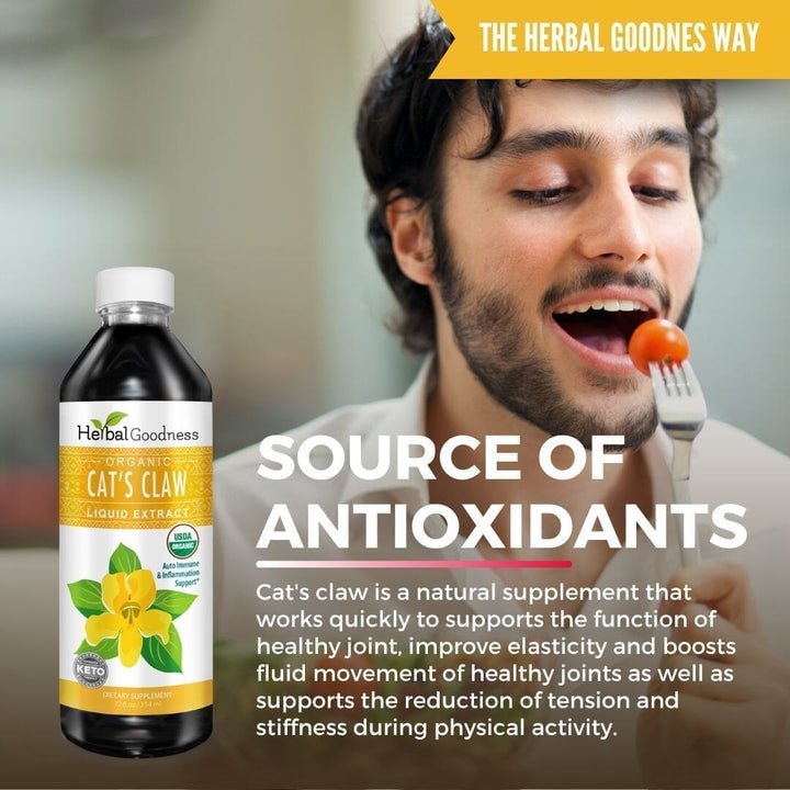 Cat's Claw Extract - Organic Liquid Liquid Extract Herbal Goodness 