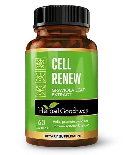 Cell Renew and Rejuvenation Plus Capsules -60/600mg - Healthy Cell Support & Immune System Function - Herbal Goodness Capsules Herbal Goodness Unit 