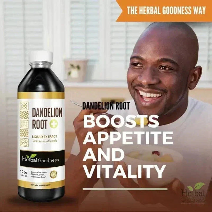 Dandelion Root Liquid Extract - Detox &amp; Liver Liquid Extract Herbal Goodness 
