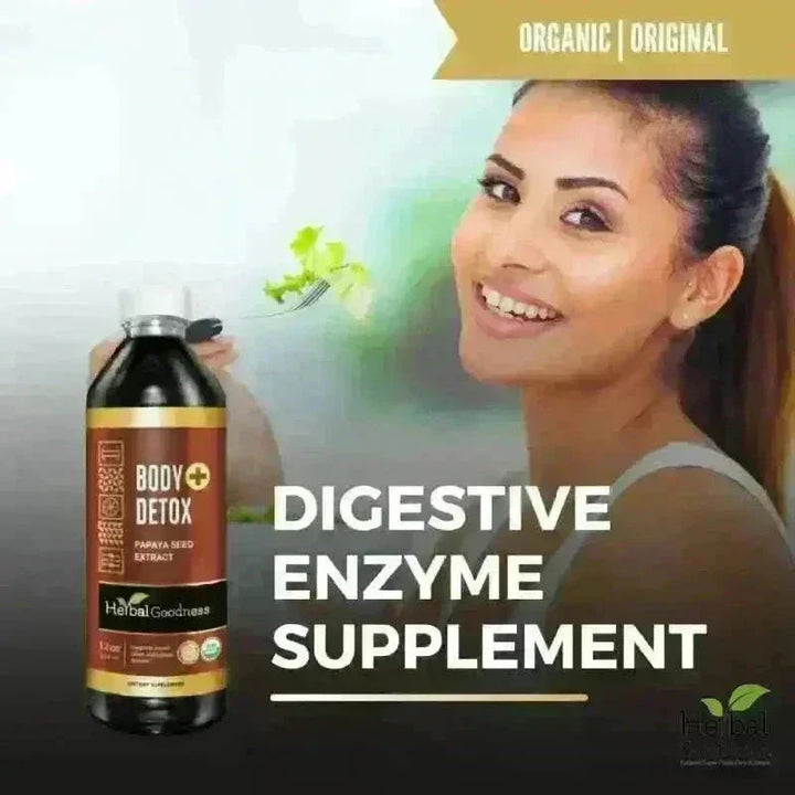 Body Detox with Papaya Seed - Organic 15X Liquid Extract - Intestine &amp; Gut Cleanse Liquid Extract Herbal Goodness 