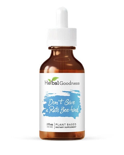Don't Give a Rats Bee-hind - 2fl.oz - Mood & Zen Liquid Extract Herbal Goodness 