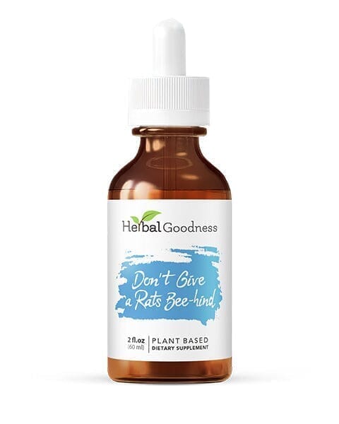 Don't Give a Rats Bee-hind - 2fl.oz - Mood & Zen Liquid Extract Herbal Goodness 