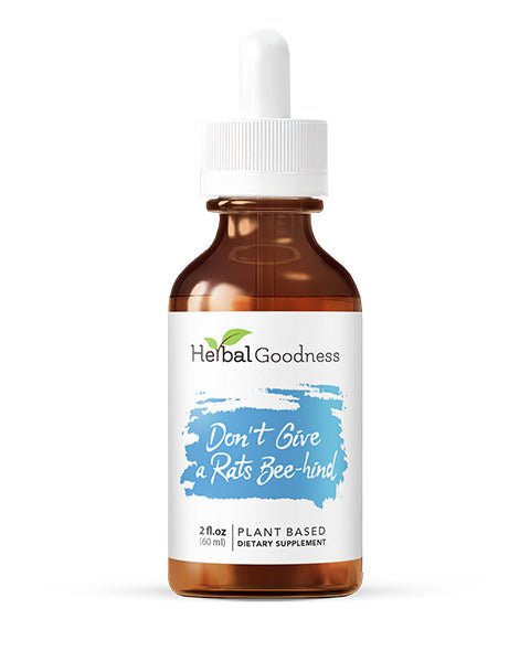 Don’t Give a Rats Bee-hind - Supports Relaxation - Herbal Goodness Buy Liquid Extract