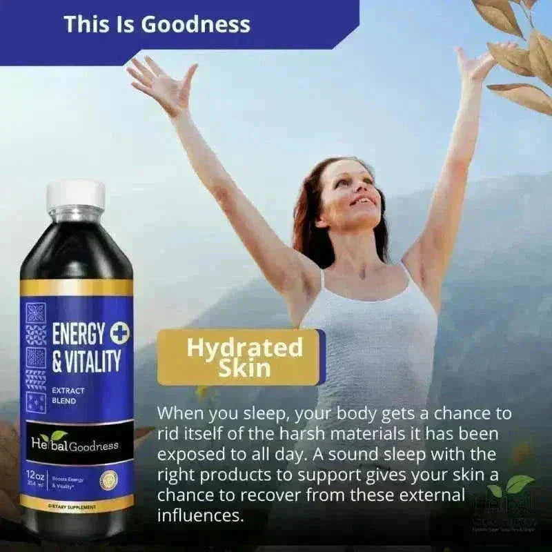 Energy and Vitality - Liquid Extract 12oz Liquid Extract Herbal Goodness 
