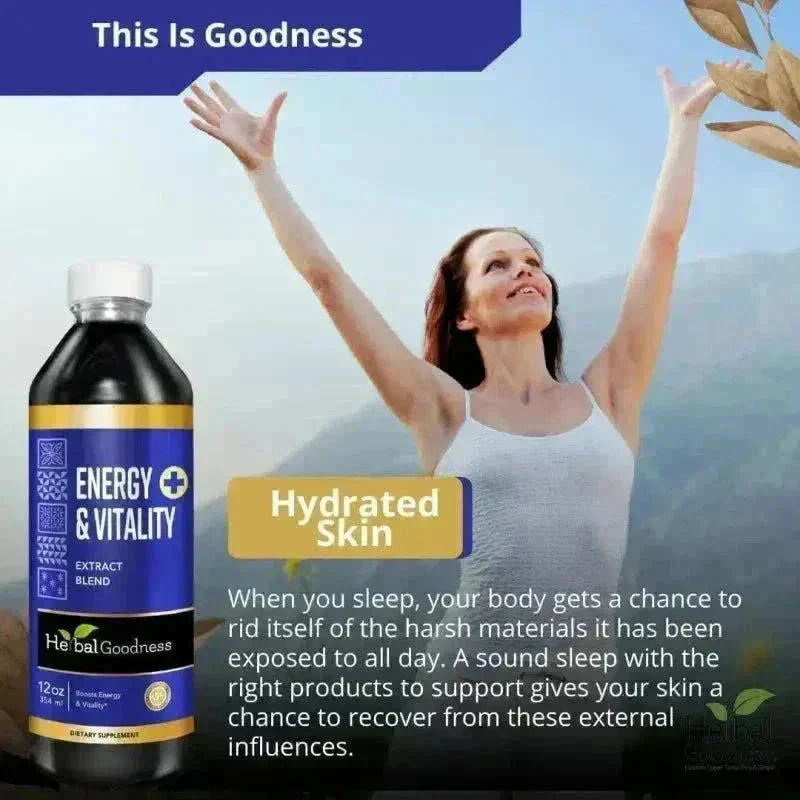 Energy and Vitality - Liquid Extract 12oz Liquid Extract Herbal Goodness 