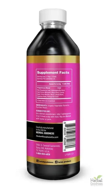 Female Support - 15X Liquid Extract - Female Hormone Balance Liquid Extract Herbal Goodness 