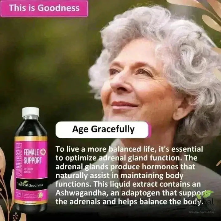 Female Support - 15X Liquid Extract - Female Hormone Balance Liquid Extract Herbal Goodness 