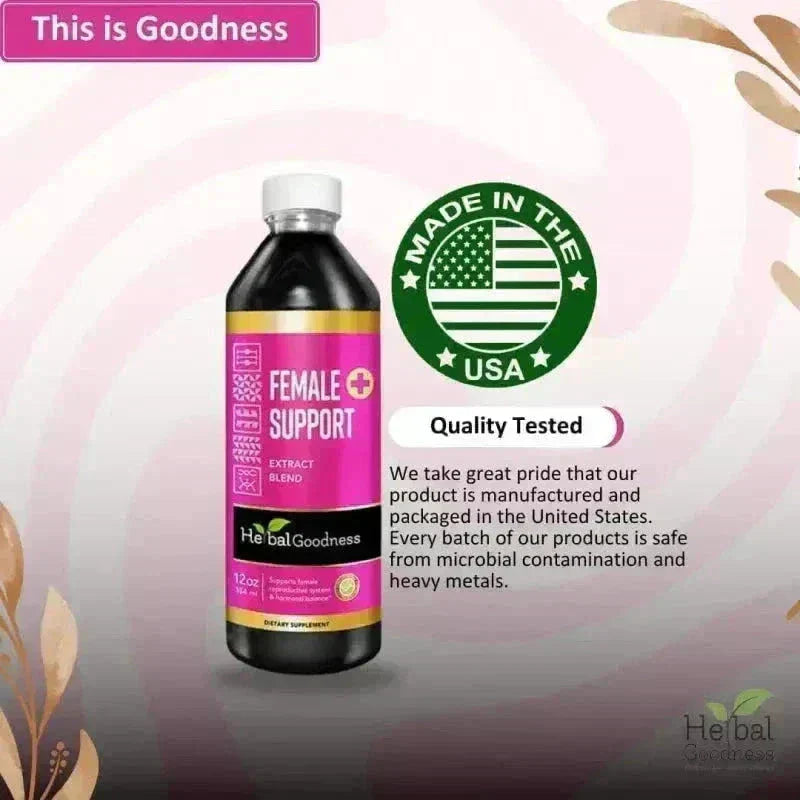 Female Support - Liquid Extract- Herbal Goodness Liquid Extract Herbal Goodness 
