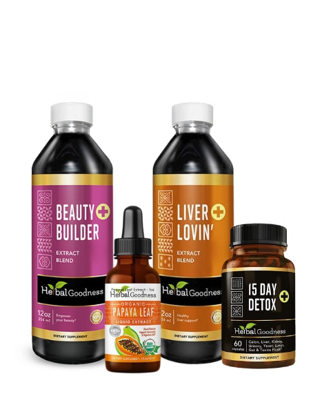 Glow Reset & Detox Stack – Beauty & Full Body Cleanse Support | Buy Online - Herbal Goodness