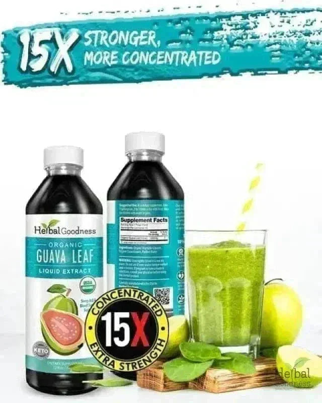 Guava Leaf Extract - Organic Liquid - Herbal Goodness Liquid Extract Herbal Goodness 