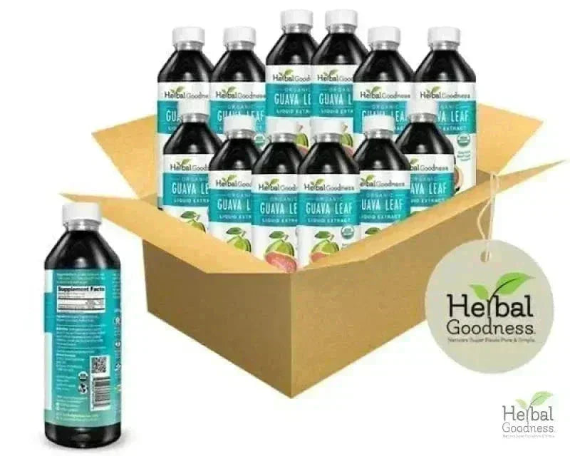 Guava Leaf Extract - Organic Liquid - Herbal Goodness Liquid Extract Herbal Goodness 12 oz Case(12) 