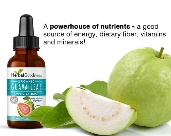 Guava Leaf Extract - Organic Liquid - Sleep & Relaxation - Herbal Goodness Liquid Extract Herbal Goodness 