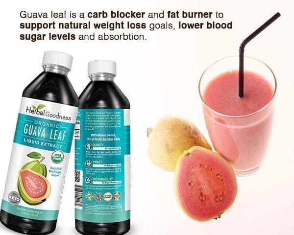 Guava Leaf Extract - Organic Liquid - Sleep & Relaxation - Herbal Goodness Liquid Extract Herbal Goodness 