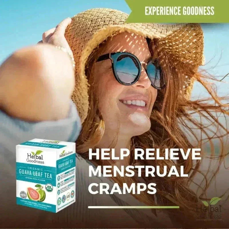 Guava Leaf Tea - Organic - Tea 24/2g - Caffeine-Free Tea & Infusions Herbal Goodness 