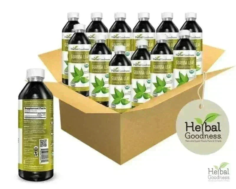 Guayusa Leaf Extract - Organic - Liquid Liquid Extract Herbal Goodness 12 oz Case(12) 