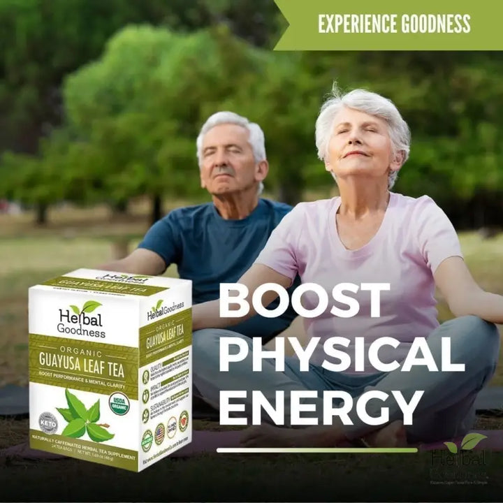 Guayusa Leaf Extract Tea - Organic 24/2g - Energy &amp; Focus Support - Herbal Goodness Tea &amp; Infusions Herbal Goodness 