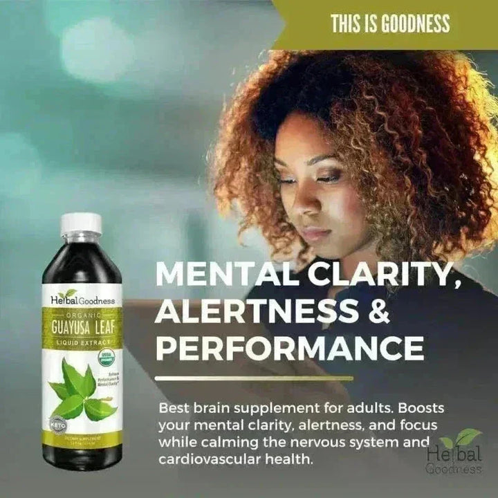 Guayusa Leaf Extract - Organic - Liquid Liquid Extract Herbal Goodness 
