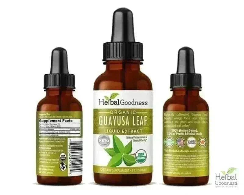 Guayusa Leaf Extract - Organic - Liquid Liquid Extract Herbal Goodness 