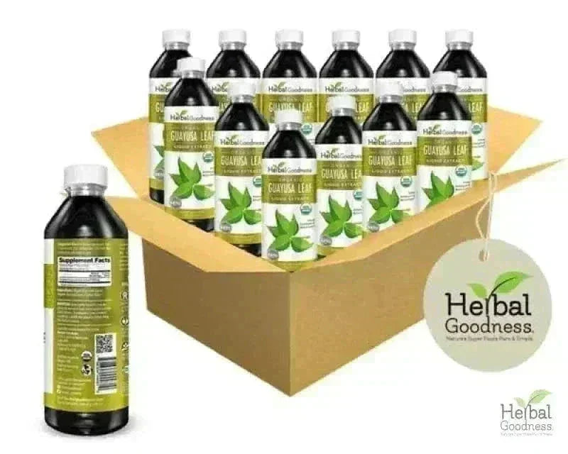 Guayusa Leaf - Organic 1oz 15X Liquid Extract - Energy & Natural Caffeine Liquid Extract Herbal Goodness 12 oz Case(12) 