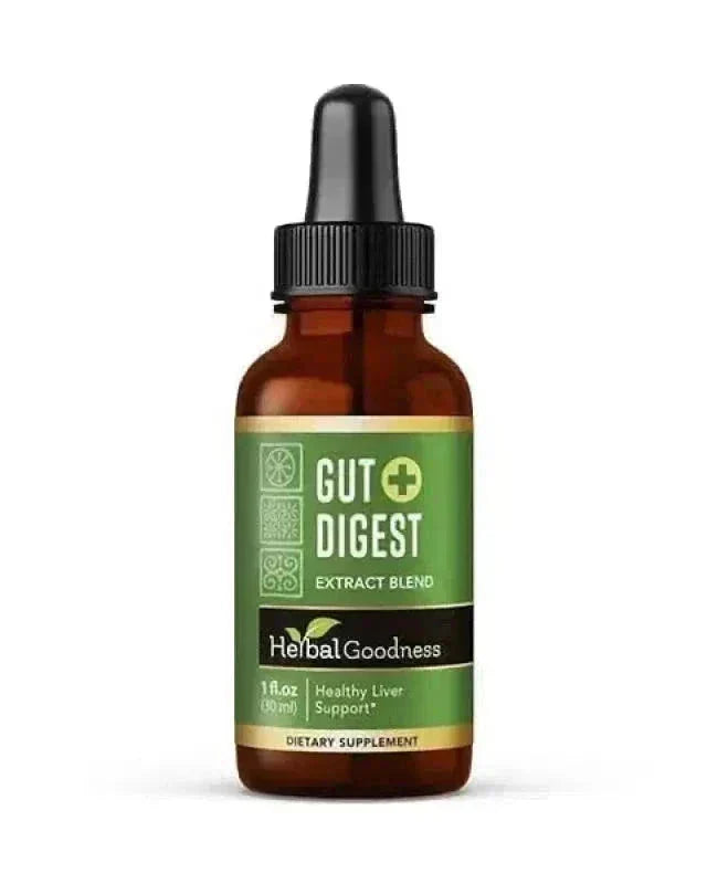 Gut Digest Plus - Organic - Liquid - Herbal Goodness Liquid Extract Herbal Goodness 1 oz 